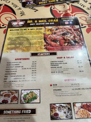 Menu photo 2 Mr and Mrs Crab Tampa, FL Menu photo 2 Mr and Mrs Crab Tampa, FL
