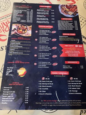 Menu photo 1 The Twisted Crab Bowie, MD Menu photo 1 The Twisted Crab Bowie, MD