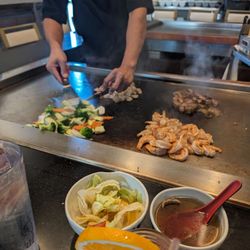 Fuji Yama Hibachi & Sushi - Again food prep