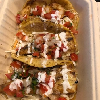 Maize Tacos - Shrimp taco and mahi tacos - both were delicious! - Food Trucks Near Me - Salt Lake City, Utah Maize Tacos - Shrimp taco and mahi tacos - both were delicious! - Food Trucks Near Me - Salt Lake City, Utah