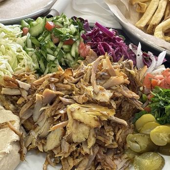 Tel Aviv Grill - Chicken Shawarma Plate - Falafel Near Me - Los Angeles, California