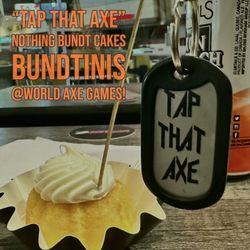 World Axe Games - "Tap That Axe - Nothing Bundt Cakes" Party Bundtinis