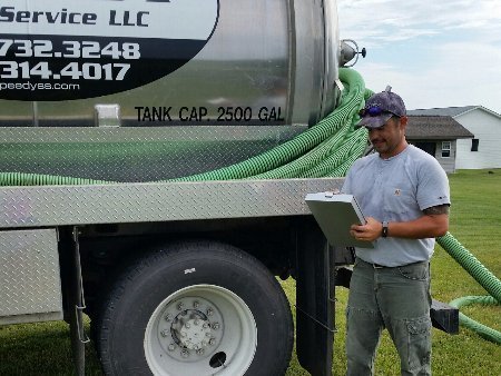 Slide of Speedy Septic Service