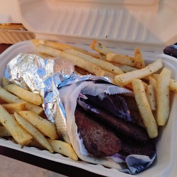 Paperback Brewing - Beef wrap from the Kalamaki greek food truck - Breweries Near Me - Glendale, California Paperback Brewing - Beef wrap from the Kalamaki greek food truck - Breweries Near Me - Glendale, California