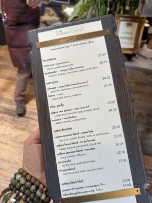 Menu photo 1 Cutbow Coffee Roastology Albuquerque, NM