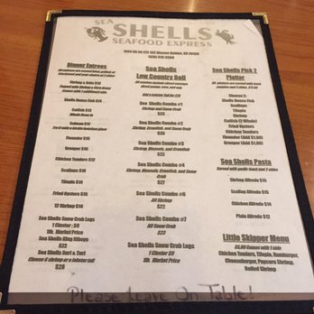 Sea Shells Seafood Express - Menu - Seafood Near Me - Warner Robins, Georgia Sea Shells Seafood Express - Menu - Seafood Near Me - Warner Robins, Georgia