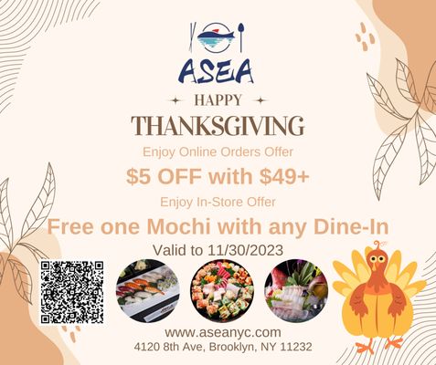 Menu photo 1 Asea Fusion Brooklyn, NY