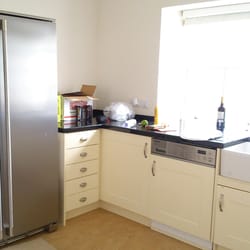Corran Lightouse - Utility room with John Lewis fridge and integrated ice dispenser