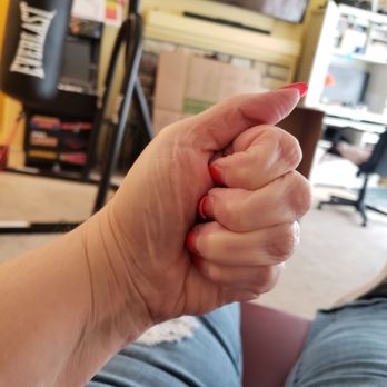 Nail Bar & Spa - Two weeks after a full set and every nail is lifting!!! - Nail Salons Near Me - Hesperia, California