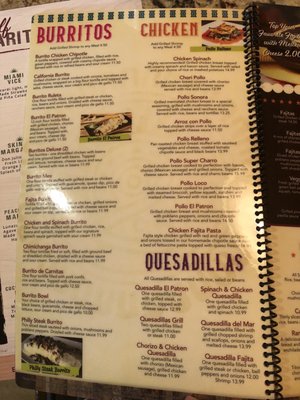Menu photo 4 El Patron Tacos & Tequila Aberdeen, NC