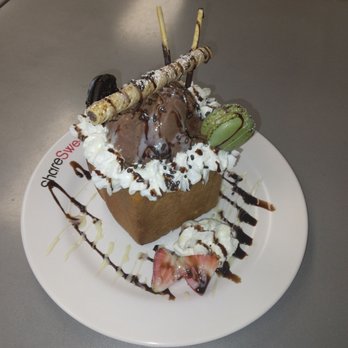 Share Sweet - a chocolate dessert on a white plate - Desserts Near Me - Olivette, Missouri Share Sweet - a chocolate dessert on a white plate - Desserts Near Me - Olivette, Missouri