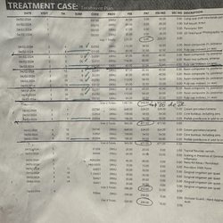 Absolute Dental - Warm Springs - Receipt of them scamming me for six things they never did