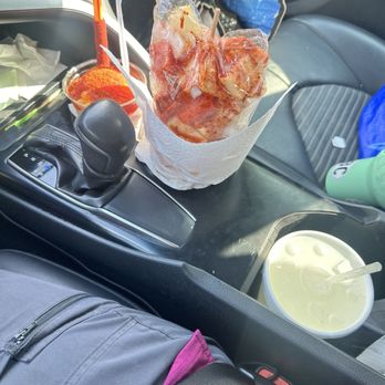 Fruiteria La Mission - Mangonada, large fruit cup, large agua de coco. - Desserts Near Me - San Antonio, Texas Fruiteria La Mission - Mangonada, large fruit cup, large agua de coco. - Desserts Near Me - San Antonio, Texas