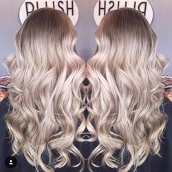 Plush Salon and Spa - Platinum locks!