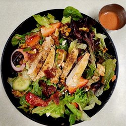 The Village Pump - Salad with Santa Fe sauce is delicious