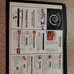 Pj's Hot Wings - PJ's menu!