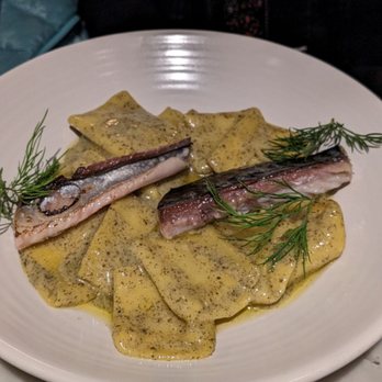 Bancone - Seaweed butter, mackerel, paccheri - Italian Near Me - London, XGL Bancone - Seaweed butter, mackerel, paccheri - Italian Near Me - London, XGL