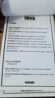 Menu photo 2 The Shack Old Orchard Beach, ME Menu photo 2 The Shack Old Orchard Beach, ME