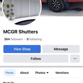 MCGR Shutters - They're Facebook page - Shutters Near Me - Miami, Florida MCGR Shutters - They're Facebook page - Shutters Near Me - Miami, Florida
