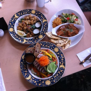 Rogues Bar & Grill - Calamari, Butter Chicken, and Crusted Tuna Salad - American Near Me - Coquitlam, British Columbia Rogues Bar & Grill - Calamari, Butter Chicken, and Crusted Tuna Salad - American Near Me - Coquitlam, British Columbia