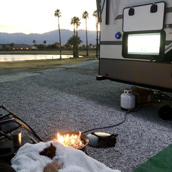 Coachella Lakes RV Resort - Our spot - RV Parks Near Me - Coachella, California