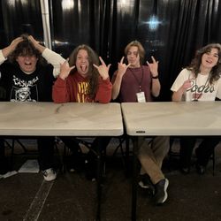 Coastal Music Studios - Black Noise Band signing session