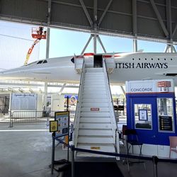 Concorde Supersonic Airplane Entrance Ramp