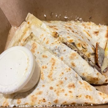 Coyo Taco - 9/16/2022 Another photo of the carne asada quesadilla with burnt cheese - Mexican Near Me - Miami, Florida