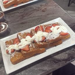 French Toast With Strawberry's and Whip Cream French Toast With Strawberry's and Whip Cream