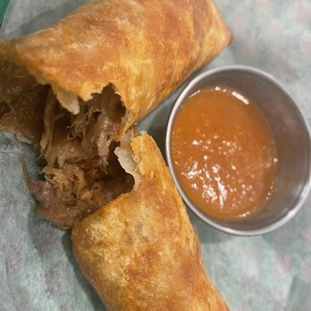 Breakfast Bar - Inside the birria egg roll - Breakfast & Brunch Near Me - Virginia Beach, Virginia