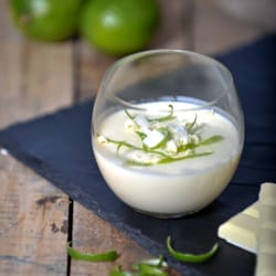 Be Chef - Panna Cotta citron vert chocolat blanc