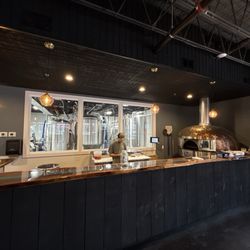 Old Rappahannock Brewing - Pizza oven and brew tanks