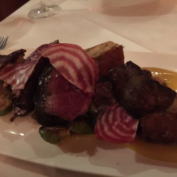 Bouchon - Venison Loin, asked for Medium Rare, came Out Rare. - French Near Me - Santa Barbara, California