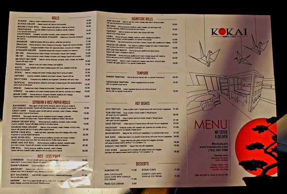 Menu photo 5 Kokai Sushi & Lounge Doral, FL Menu photo 5 Kokai Sushi & Lounge Doral, FL