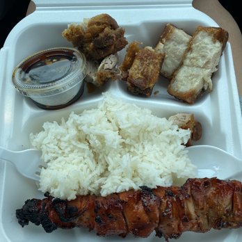 L Philippine Cuisine - Rice, Chicken or Pork Skewers, Lechon - Filipino Near Me - Bakersfield, California L Philippine Cuisine - Rice, Chicken or Pork Skewers, Lechon - Filipino Near Me - Bakersfield, California