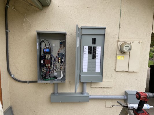 Power outage - This Briggs and Stratton generator back up Install came about because a loyal customer was tired of power outages due to the Santa Ana winds in Santa Paula. These outages have been common since the Thomas Aquinas fires. We got him the right kit with an automatic transfer switch and now he feels safe when his wife is home alone and he's working long hours. If a power outage occurs the generator will start up automatically with out having to do anything. He was so excited when we completed the job and now I get texts from him when ever the grid goes out with witty remarks to non generator owners. Power outage - This Briggs and Stratton generator back up Install came about because a loyal customer was tired of power outages due to the Santa Ana winds in Santa Paula. These outages have been common since the Thomas Aquinas fires. We got him the right kit with an automatic transfer switch and now he feels safe when his wife is home alone and he's working long hours. If a power outage occurs the generator will start up automatically with out having to do anything. He was so excited when we completed the job and now I get texts from him when ever the grid goes out with witty remarks to non generator owners.