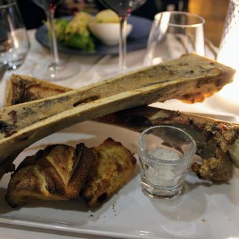 Le Bistro Dalpozzo - Bone marrow appetizer was tasty with the sea salt. Not for everyone though. - Jazz & Blues Near Me - Nice, 06
