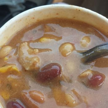 The Palm Deli - Lousy and expensive chicken tortilla soup 6.49 for a puney 8oz serving. - Delis Near Me - Aptos, California The Palm Deli - Lousy and expensive chicken tortilla soup 6.49 for a puney 8oz serving. - Delis Near Me - Aptos, California