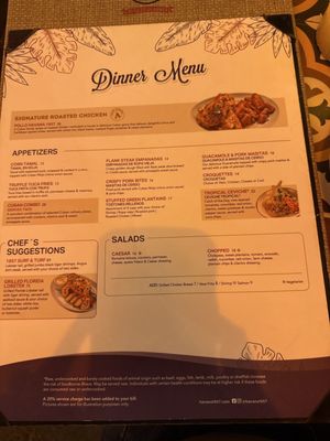 Menu photo 4 Havana 1957 Miami Beach, FL