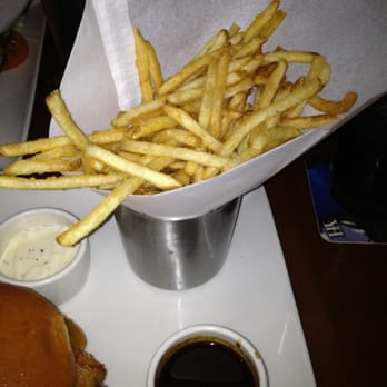 Yard House - Skinny truffle fries with a sweet BBQ sauce! - Bars Near Me - Hallandale Beach, Florida