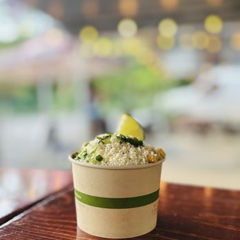 Trejo’s Island Tacos - Esquites (Mexican street corn kernels & toppings) - Mexican Near Me Trejo’s Island Tacos - Esquites (Mexican street corn kernels & toppings) - Mexican Near Me