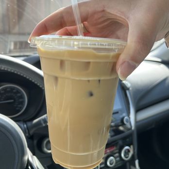 El Jardín De Los Suenos - Iced latte with almond milk and hazelnut syrup - Coffee & Tea Near Me - Richmond, California