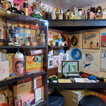 Beauty Bubble Salon and  Museum - Love how the owner displays his collection of things here ! - Hair Salons Near Me - Joshua Tree, California