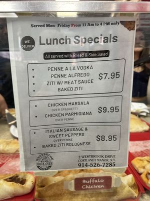 Menu photo 3 Westbrook Pizzeria Cortlandt Manor, NY