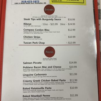 The Compass - Menu - Pizza Near Me - McAlester, Oklahoma The Compass - Menu - Pizza Near Me - McAlester, Oklahoma