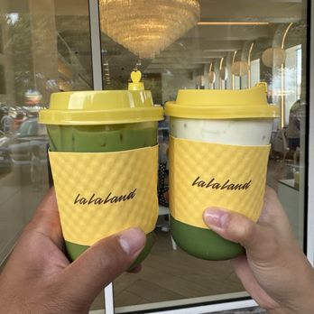 La La Land - Matcha latte with coconut milk, and matcha la la latte. - Cafes Near Me - Plano, Texas