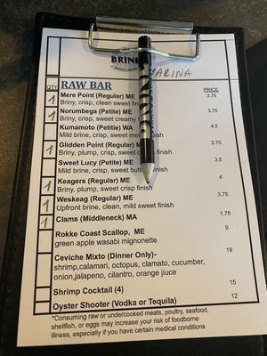 Menu photo 7 Brine Seafood and Raw Bar Sarasota, FL