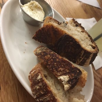 Olive + Oak - Ahhmazing sourdough bread.  Mouthwateringly tangy sourness. - Wine Bars Near Me - Saint Louis, Missouri