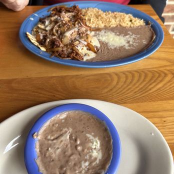 Taqueria Jalisco - Chori Polla, refried beans - Mexican Near Me - Columbia, South Carolina