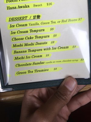 Menu photo 6 Moshi Moshi - Biscayne Blvd Miami, FL